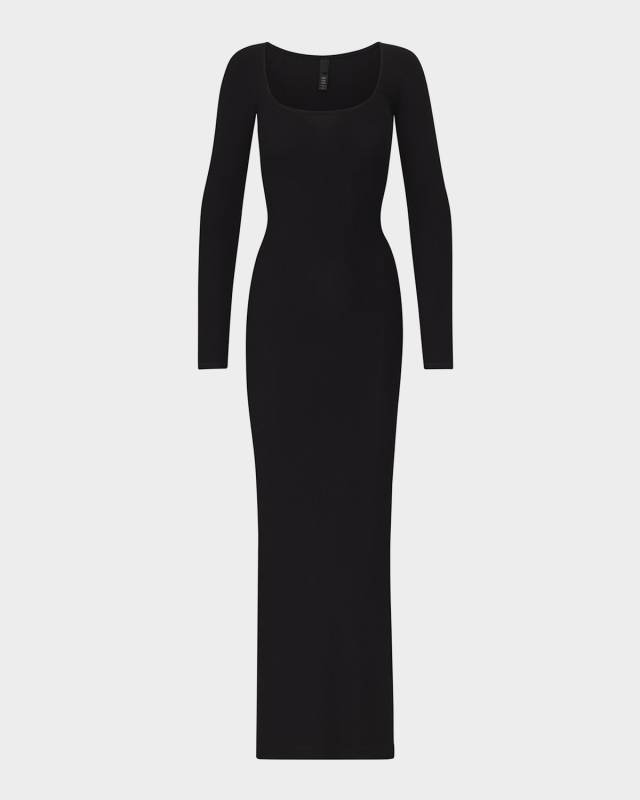 Soft Lounge Long-Sleeve Maxi Dress